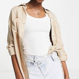 Hollister Step Hem shacket